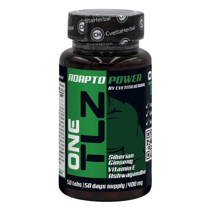 TLZ Adapto Power - Sibírsky žeň-šeň, Ashwagandha, vitamín E (50 tabliet)