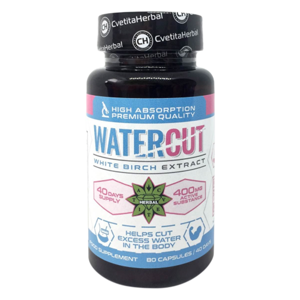 Extrakt z Brezy Biely - WaterCut (80 kapsúl x 400 mg)